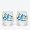 Acrylic Stemless Wine Glass Set