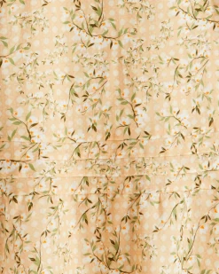 Addison Short Sleeve Midi Shirtdress in Floral Rattan