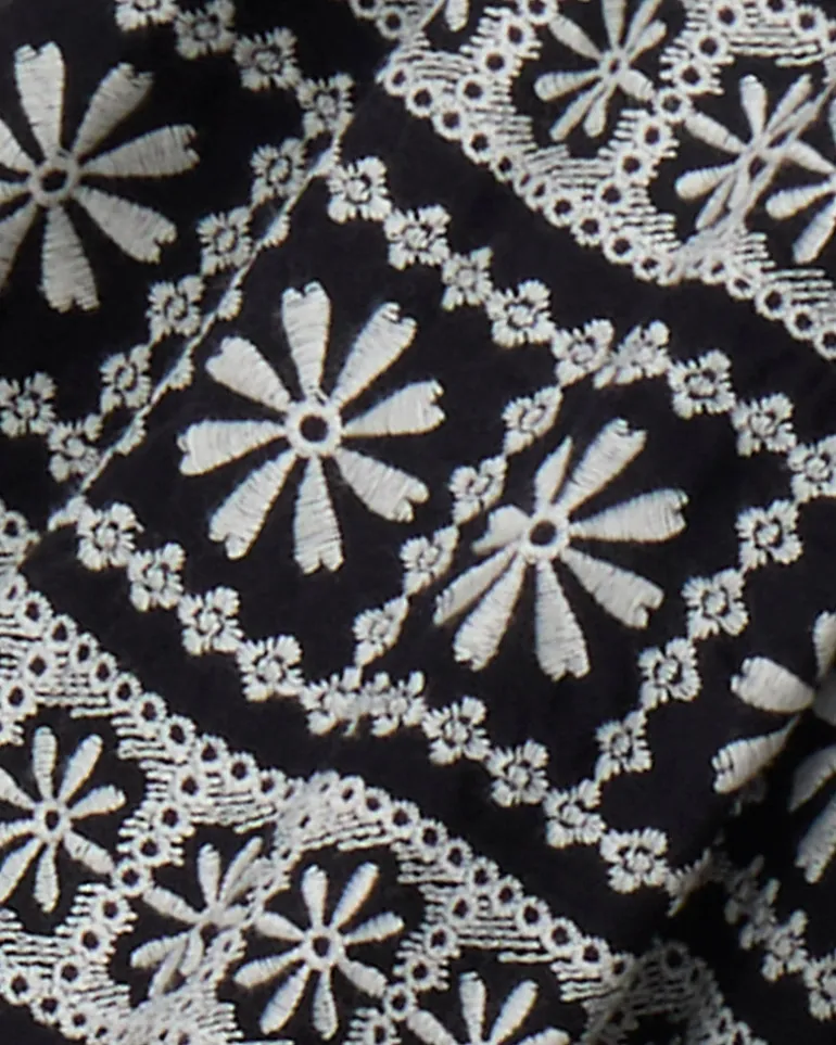 Ana Top in Embroidered Cotton