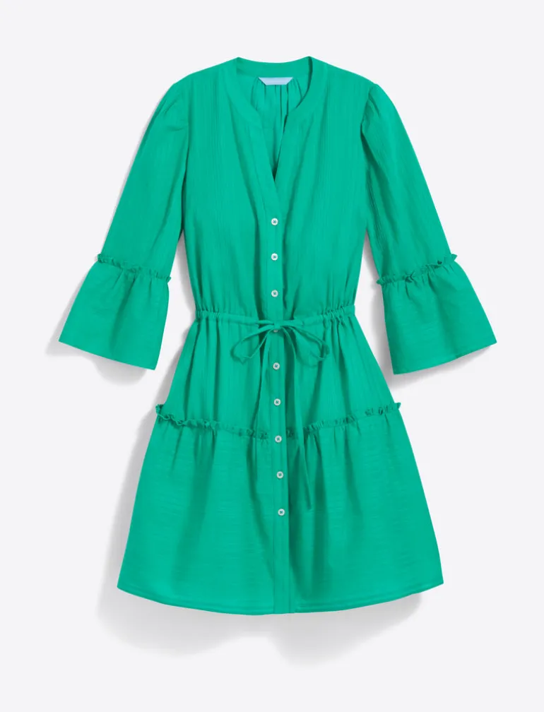 Avery Shirtdress in Cotton Dobby