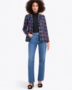 Blazer in Georgia Plaid