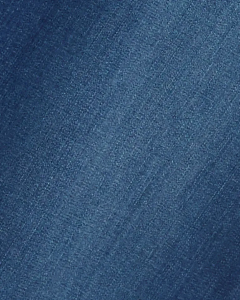 Button Front Denim Skirt