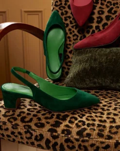Calla Slingback in Green