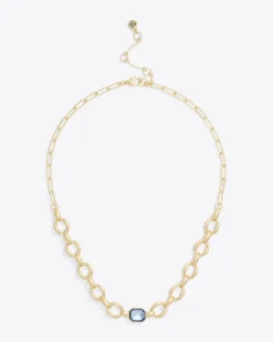 Chain and Gem Necklace