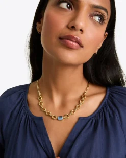 Chain and Gem Necklace