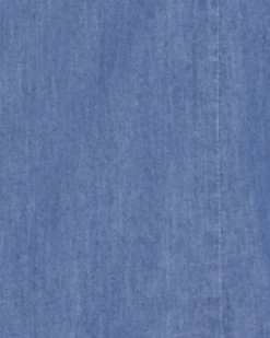 Ciara Babydoll Dress in Chambray
