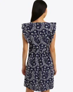 Ciara Babydoll Dress in Embroidered Floral