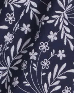 Ciara Babydoll Dress in Embroidered Floral