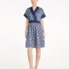 Colleen Short Sleeve Wrap Dress in Clover Field
