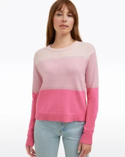 Colorblock Crewneck Sweater