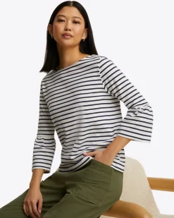 Corey Bell Sleeve Top in Cotton