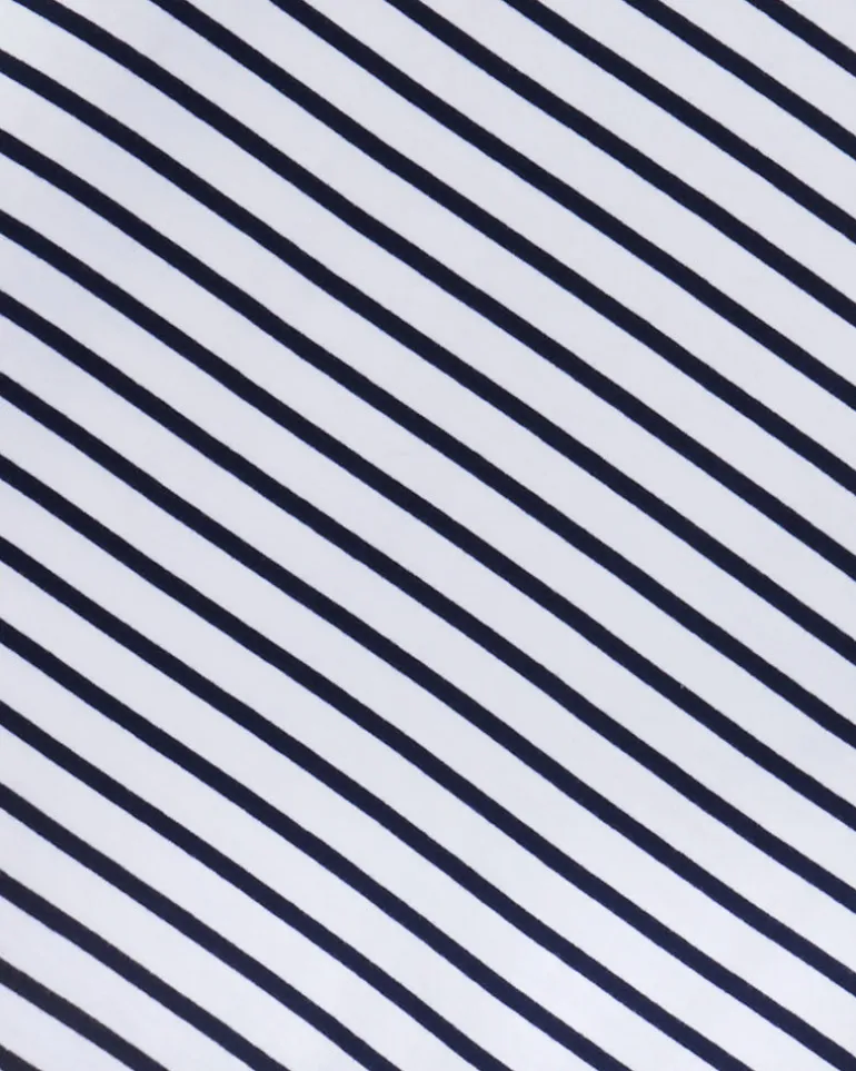 Crewneck T-Shirt in Nautical Stripe