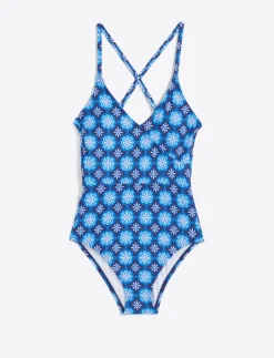 Crossover One Piece Swimsuit