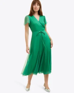 Daphne Midi Wrap Dress