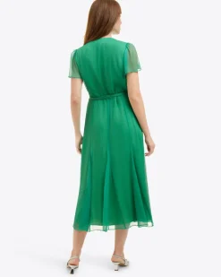 Daphne Midi Wrap Dress