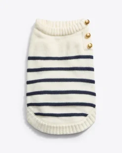 Dog Sweater in Mariner Stripe