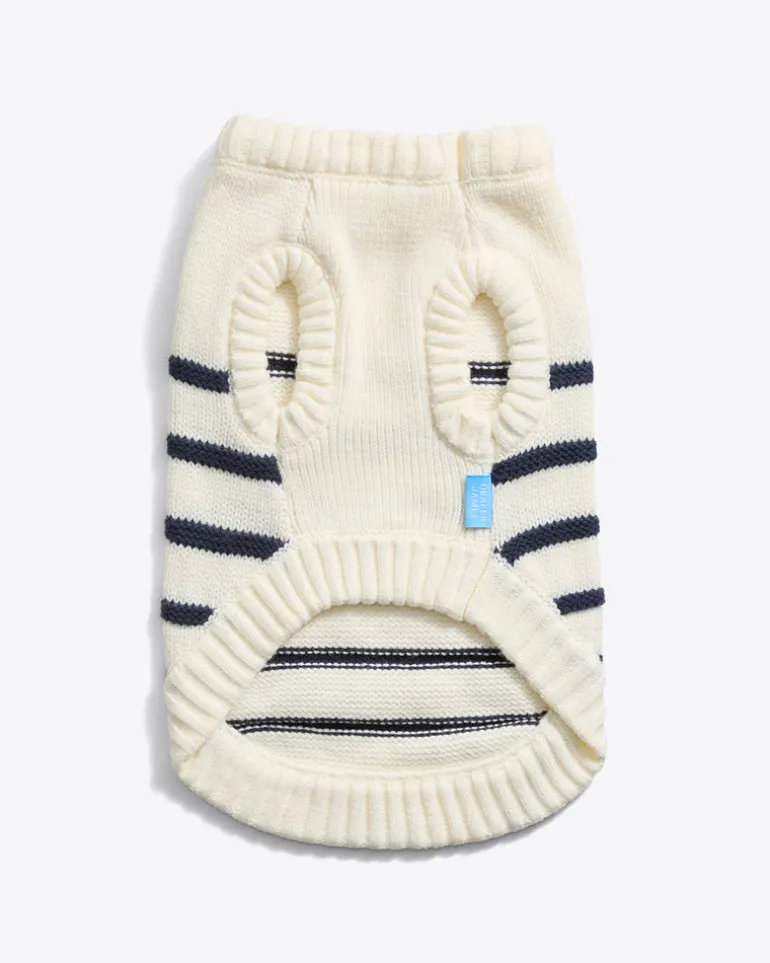 Dog Sweater in Mariner Stripe