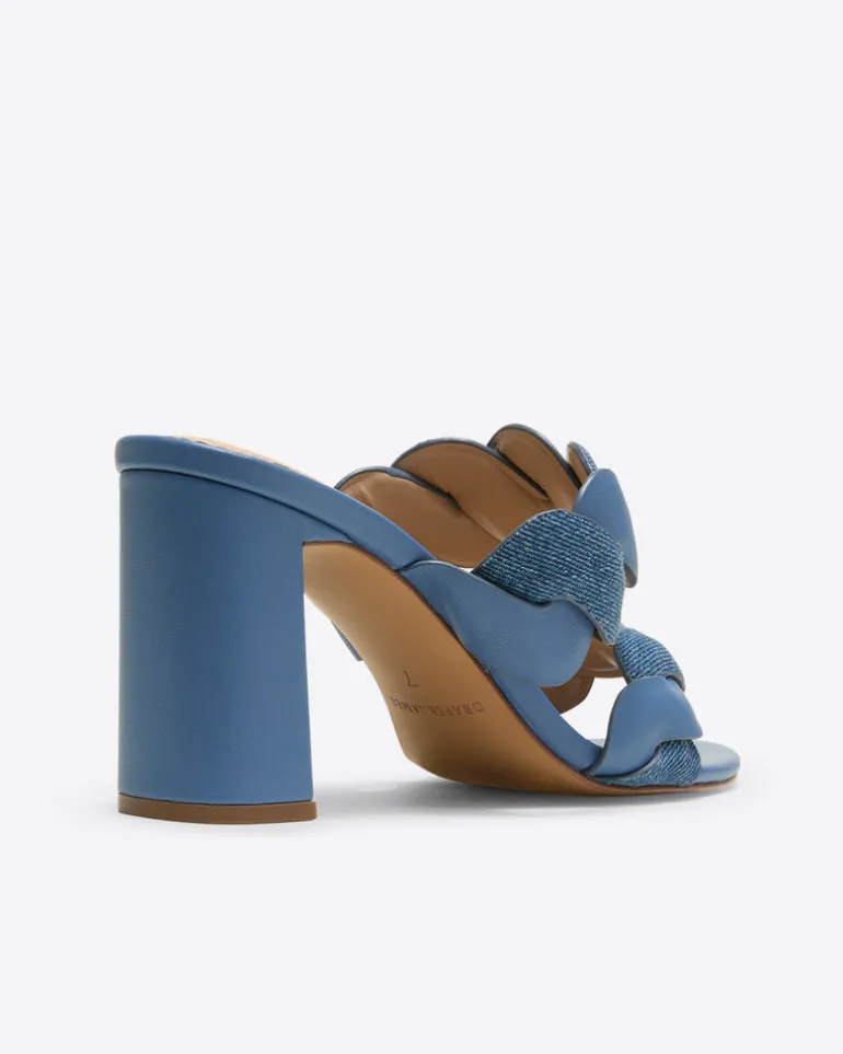 Dolly Heel Sandal in Chambray