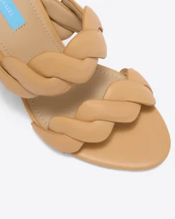 Dolly Heel Sandal in Natural