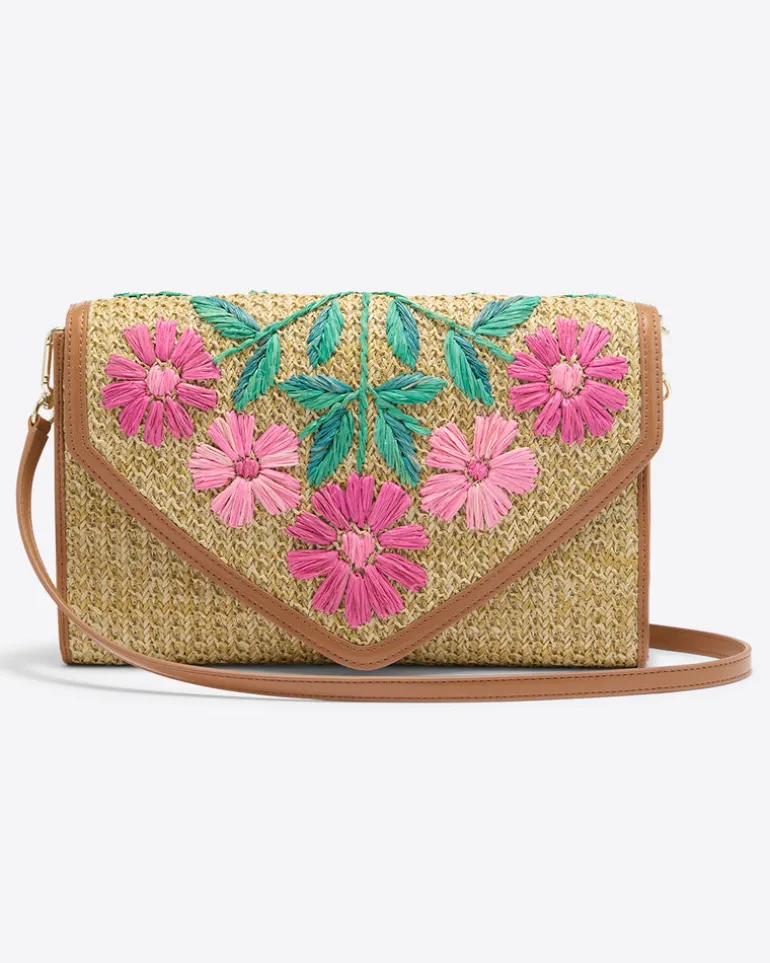 Embroidered Clutch