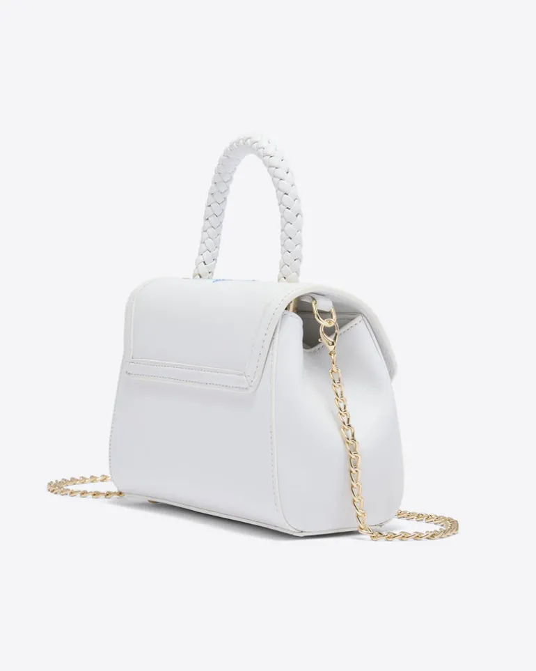 Embroidered Mini Top Handle