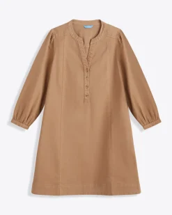Felicity Popover Shift Dress in Croissant