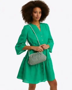 Frame Textured Clutch