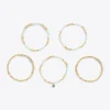 Green Stretch Bracelet Set
