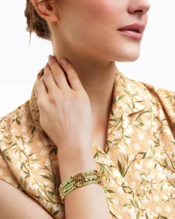 Green Stretch Bracelet Set