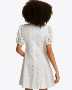 Hailey Babydoll Dress in Eyelet