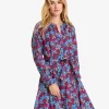 Imogen Mini Shirtdress in Stretch Poplin