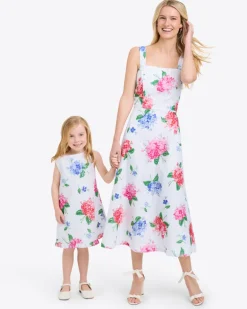 Josephine Love Circle Dress in Printed Hydrangea