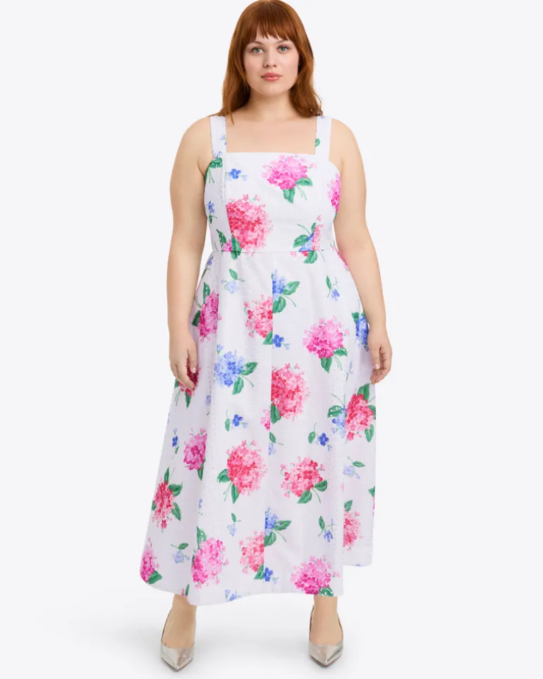 Josephine Love Circle Dress in Printed Hydrangea