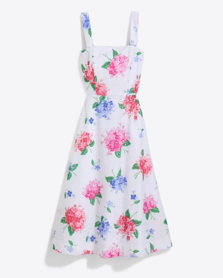 Josephine Love Circle Dress in Printed Hydrangea