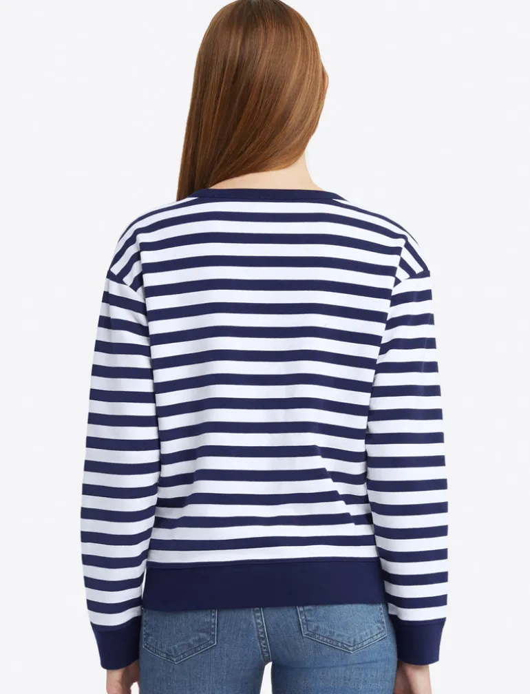 Kelsea Sweatshirt in Awning Stripe