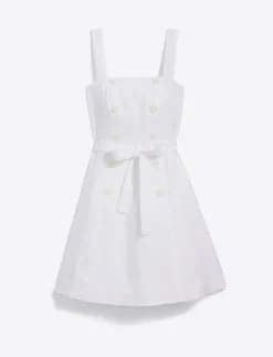 Kylie Love Circle Mini Dress in Linen