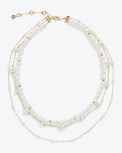 Layered Pearl Necklace
