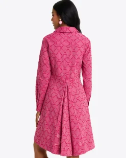 Layla Shirtdress in Textured Stripe