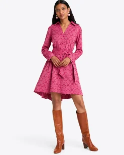 Layla Shirtdress in Textured Stripe