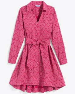 Layla Shirtdress in Textured Stripe