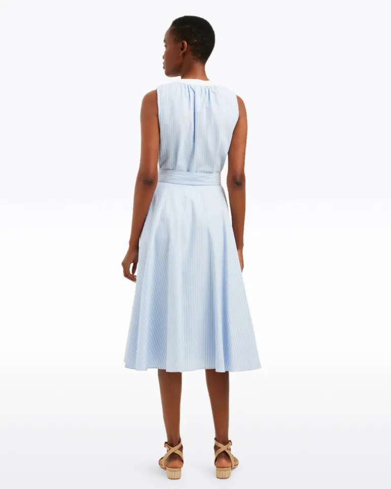 Leanna Midi Shirtdress in Oxford Shirting