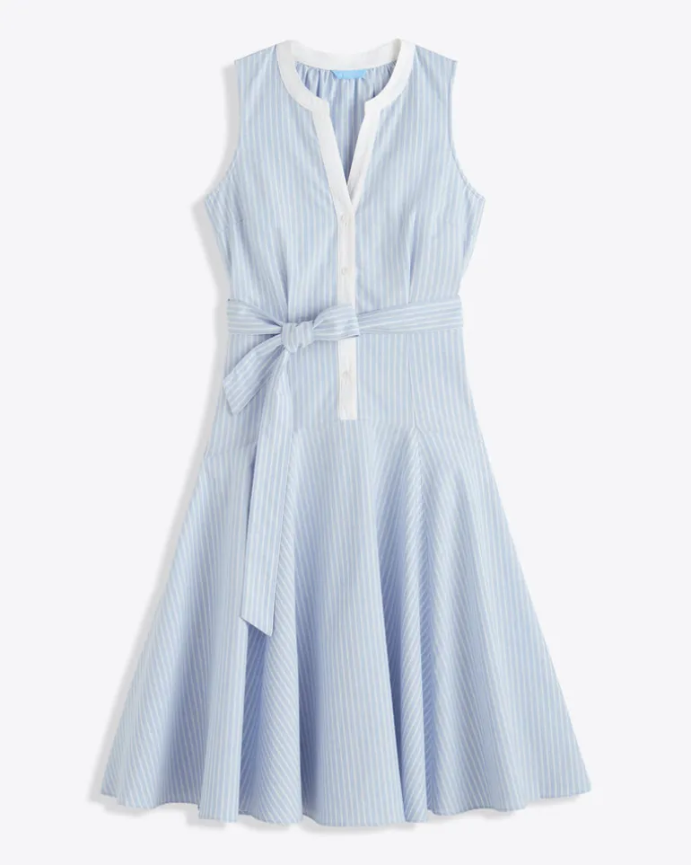 Leanna Midi Shirtdress in Oxford Shirting