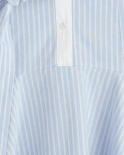 Leanna Midi Shirtdress in Oxford Shirting