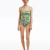 Lemon Blossom Bandeau One Piece