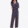 Linda Pajama Set in Georgia Plaid