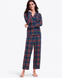 Linda Pajama Set in Georgia Plaid