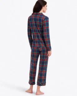 Linda Pajama Set in Georgia Plaid