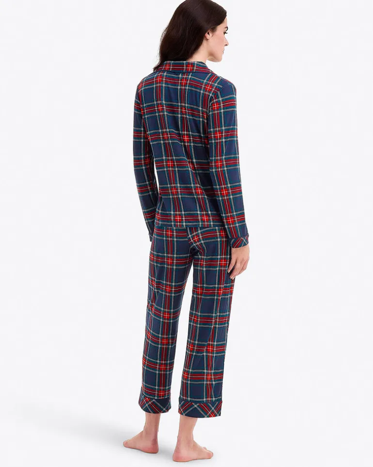 Linda Pajama Set in Georgia Plaid