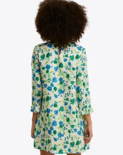 Lindsay Shift Mini Dress in Linen