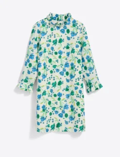 Lindsay Shift Mini Dress in Linen